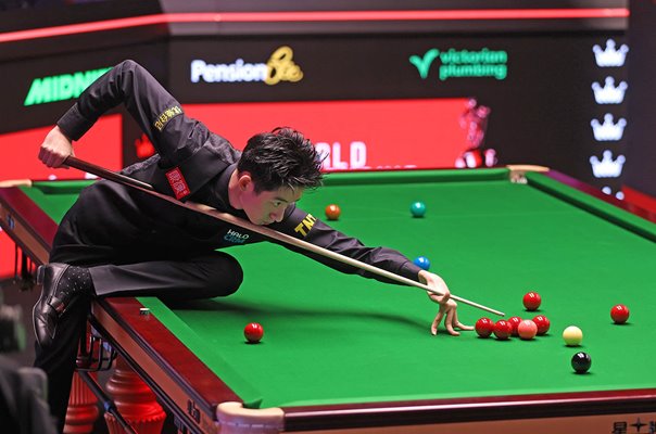 Wu Yize China v Hossein Vafaei World Snooker Championship Crucible Sheffield 2026