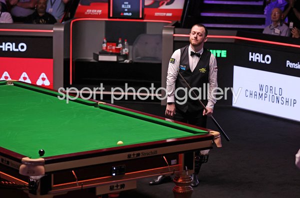 Mark Allen Northern Ireland misses black to beat Wu Yize World Snooker Championship 2026