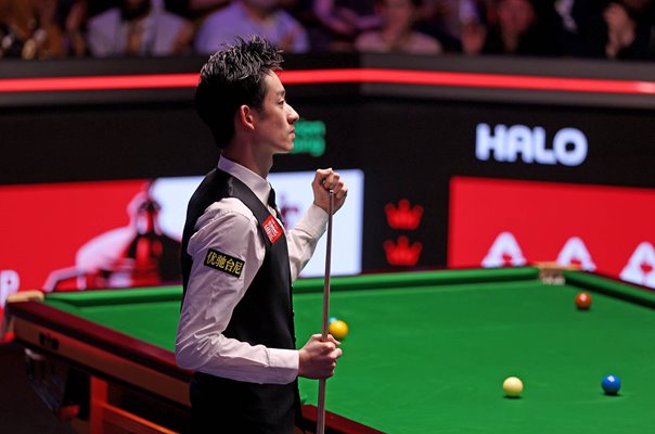 Wu Yize China celebrates Final Frame World Snooker Championship Final 2026