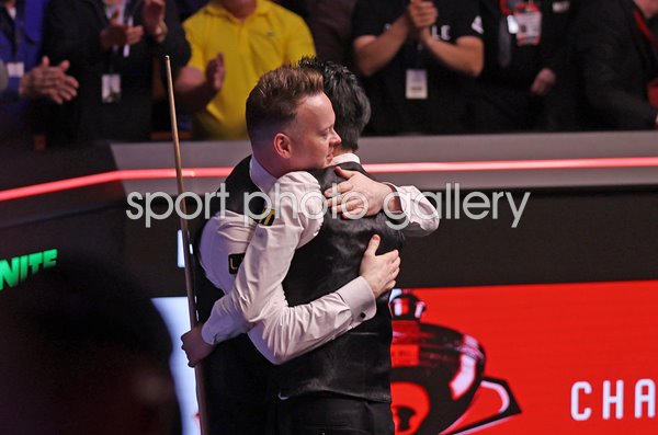 Shaun Murphy England congratulates Wu Yize World Snooker Championship Final 2026