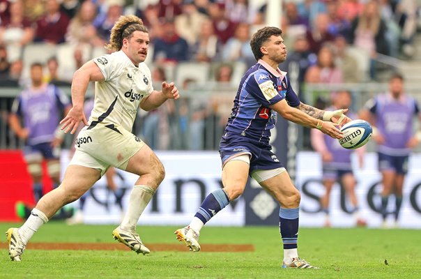 Matthieu Jalibert Bordeaux Begles v Alfie Barbeary Bath Champions Cup 2026