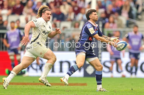 Matthieu Jalibert Bordeaux Begles v Alfie Barbeary Bath Champions Cup 2026