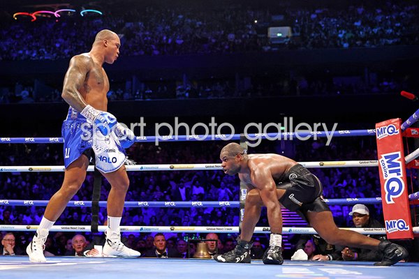 Fabio Wardley knoclks down Daniel Dubois WBO World Heavyweight Boxing Manchester 2026