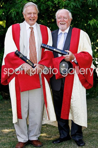 Lord Richard Attenborough & Sir David Attenborough Honorary Degrees Leicester University 2006