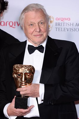 Sir David Attenborough British Academy Television Awards 2014