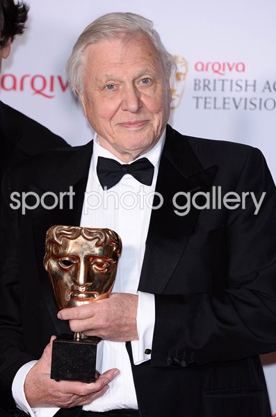 Sir David Attenborough British Academy Television Awards 2014