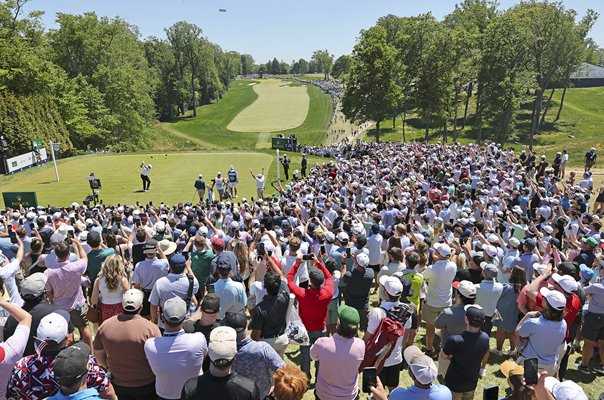 Scottie Scheffler United States 1st tee USPGA Championship Aronimink 2026