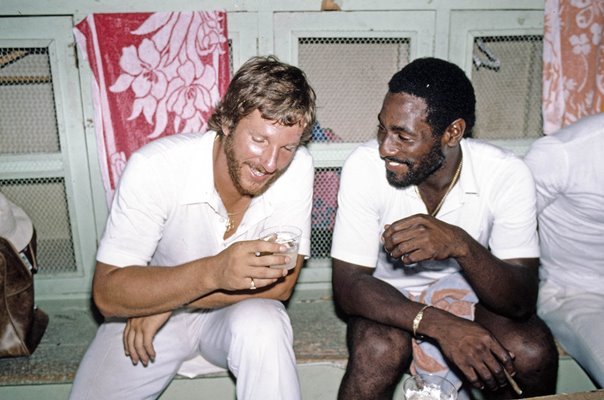 Ian Botham England & Viv Richards West Indies Barbados 1981