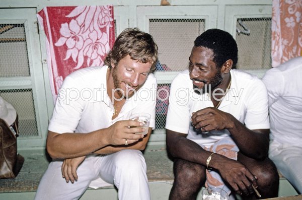 Ian Botham England & Viv Richards West Indies Barbados 1981