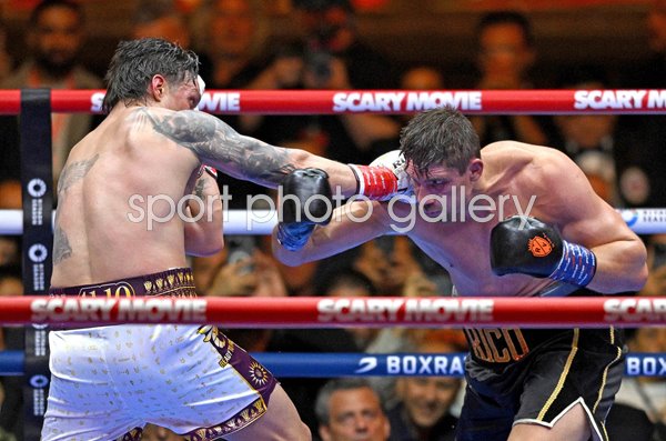 Rico Verhoeven Netherlands punches Oleksandr Usyk Ukraine Cairo 2026