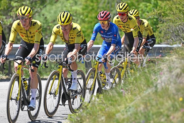 Jonas Vingegaard Denmark & Team Visma teammates Stage 14 Giro d'Italia 2026 