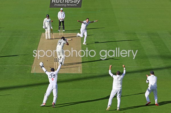 Ollie Robinson England celebrates Daryl Mitchell New Zealand wicket Lord's 2026