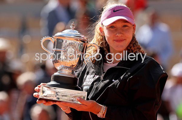 Ladies Champion Mirra Andreeva Coupe Suzanne Lenglen Trophy French Open 2026