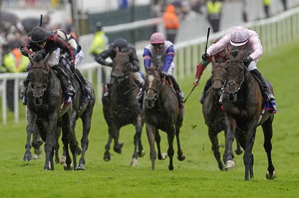 Jockey Ronan Whelan riding Christmas Day wins The Derby Epsom 2026