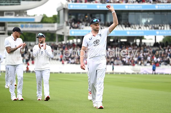 Gus Atkinson England 5 wickets v New Zealand Lord's Test 2026