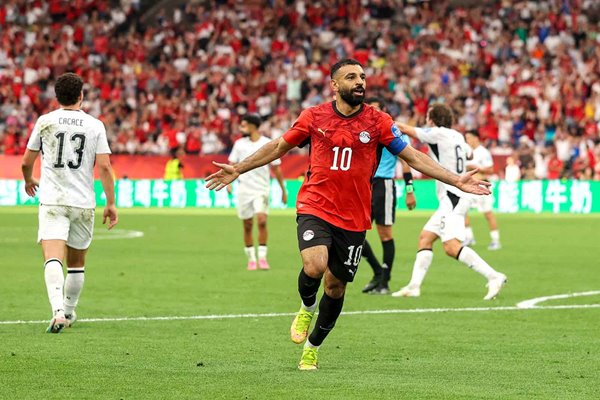 Mohamed Salah Egypt celebrates v New Zealand Vancouver World Cup 2026.