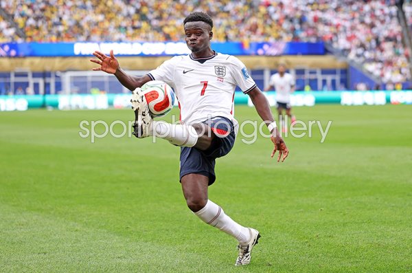 Bukayo Saka England in control v Ghana Foxborough World Cup 2026