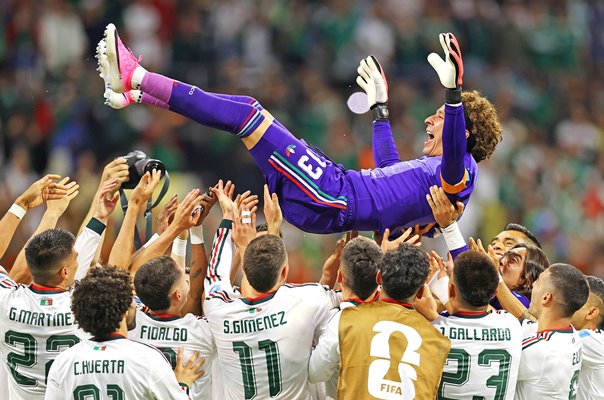 Guillermo Ochoa Mexico celebrates v Czechia Group A World Cup 2026