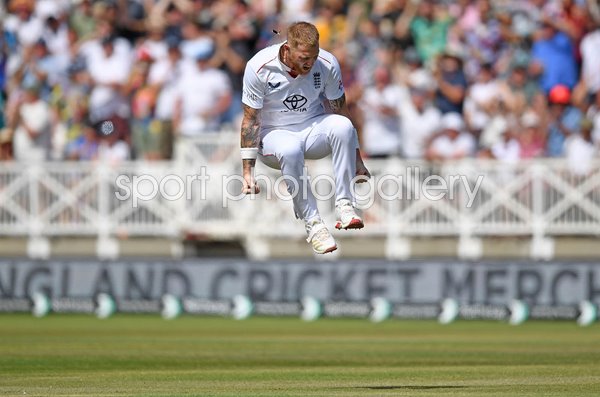 Ben Stokes England celebrates last test wicket v New Zealand Trent Bridge Test 2026