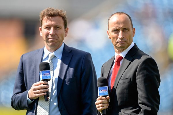 Michael Atherton and Nasser Hussain Headingley 2013