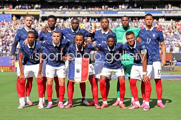 France team photo v Sweden Last 32 New Jersey World Cup 2026