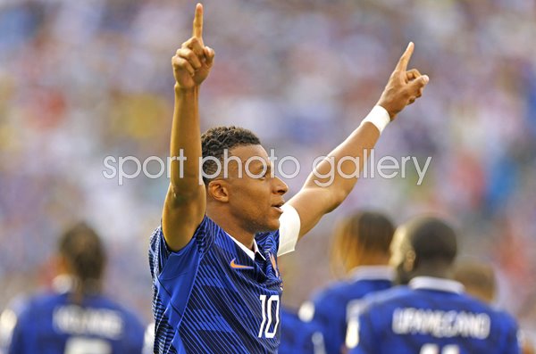 Kylian Mbappe France celebrates v Sweden Last 32 New Jersey World Cup 2026
