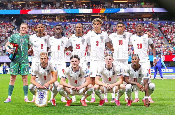 England team photo v Congo DR Last 32 v Congo DR Atlanta World Cup 2026