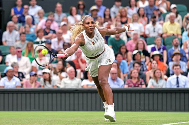 Serena Williams USA forehand v Maya Joint Australia Wimbledon 2026