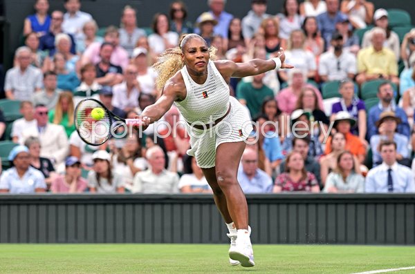 Serena Williams USA forehand v Maya Joint Australia Wimbledon 2026