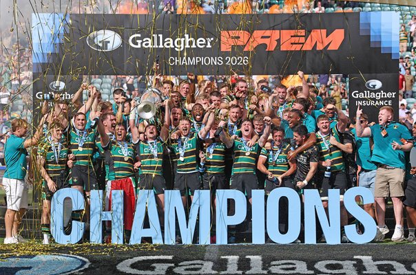 Northampton Saints Gallagher PREM Final Winners Twickenham 2026