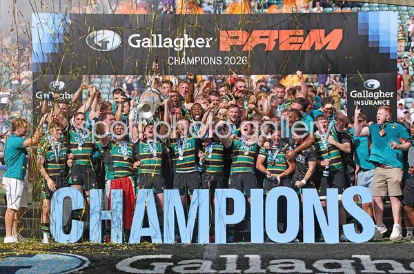 Northampton Saints Gallagher PREM Final Winners Twickenham 2026