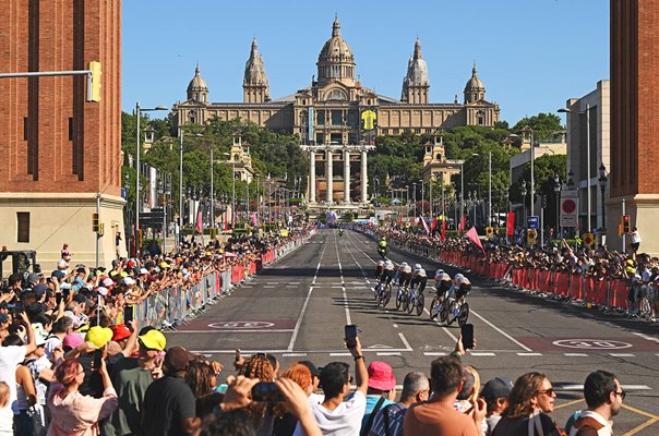 Plaza de Espanya Barcelona Stage 1 Tour de France 2026