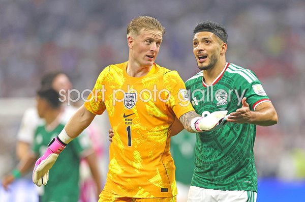 Jordan Pickford England v Raul Jimenez Mexico Last 16 World Cup 2026