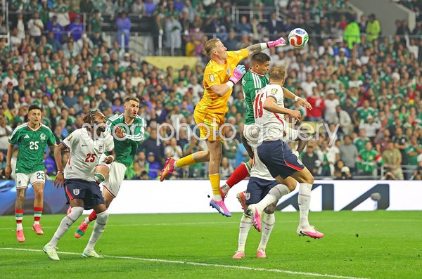 Jordan Pickford England v Mexico Last 16 Azteca Stadium World Cup 2026