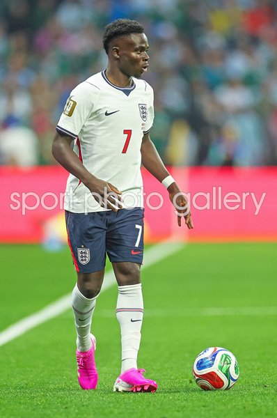 Bukayo Saka England v Mexico Last 16 Azteca Stadium World Cup 2026