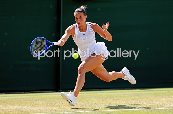 Marta Kostyuk Ukraine running forehand v Ashlyn Krueger Wimbledon 2026