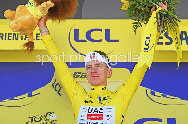 Tadej Pogacar Slovenia Yellow Jersey Stage 3 Tour de France 2026 