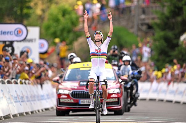 Tadej Pogacar Slovenia wins Stage 6 Tour de France 2026