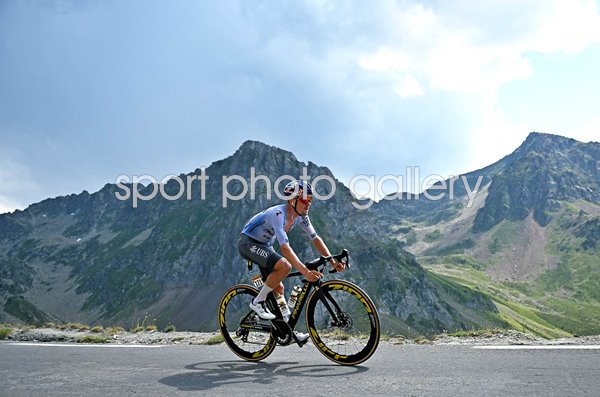 Tom Pidcock of Great Britain Col du Tourmalet Stage 6 Tour de France 2026 
