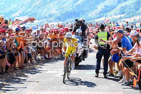 Tadej Pogacar Slovenia breakaway Stage 10 win Tour de France 2026
