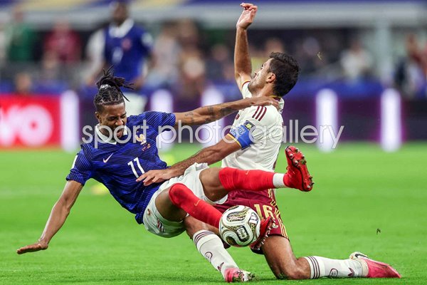 Rodri Spain v Michael Olise France semi final Dallas World Cup 2026