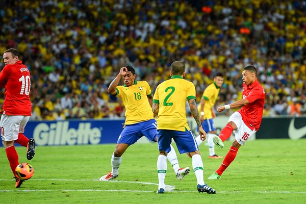  Alex Oxlade Chamberlain England scores v Brazil 2013