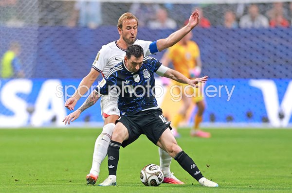 Harry Kane England v Lionel Messi Argentina semi final World Cup 2026