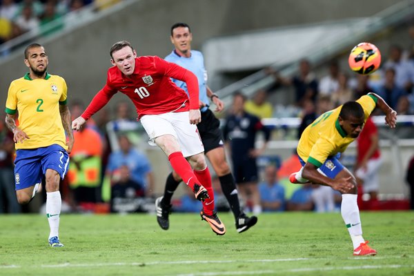 Wayne Rooney scores England v Brazil 2013