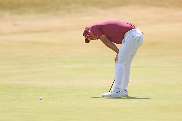 Lucas Herbert Australia misses putt for all-time major record 61 Royal Birkdale 2026