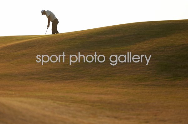 Scottie Scheffler USA putts 16th green Open Championship Royal Birkdale 2026