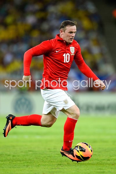 Wayne Rooney England v Brazil  - Rio 2013