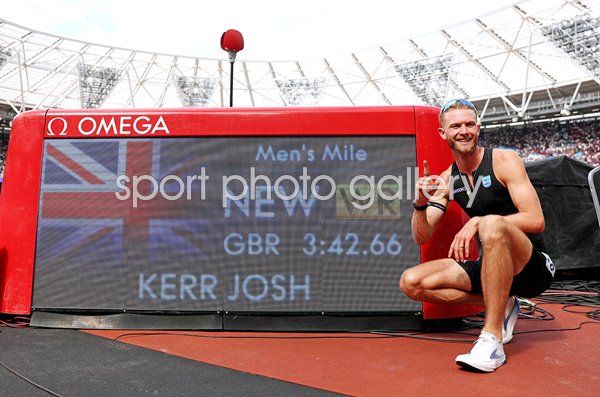 Josh Kerr Great Britain sets new Mile World Record London 2026