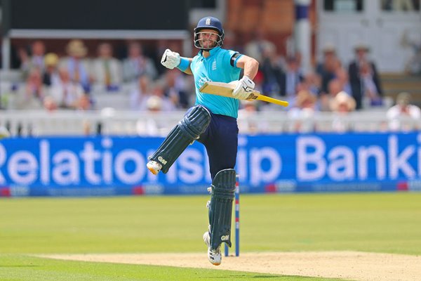 Ben Duckett England celebrates century v India 3rd ODI Lord's 2026