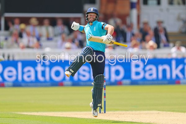 Ben Duckett England celebrates century v India 3rd ODI Lord's 2026